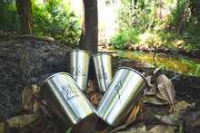Load image into Gallery viewer, *NEW!* Stainless Steel Pint Cups - Camping (Set of 4)