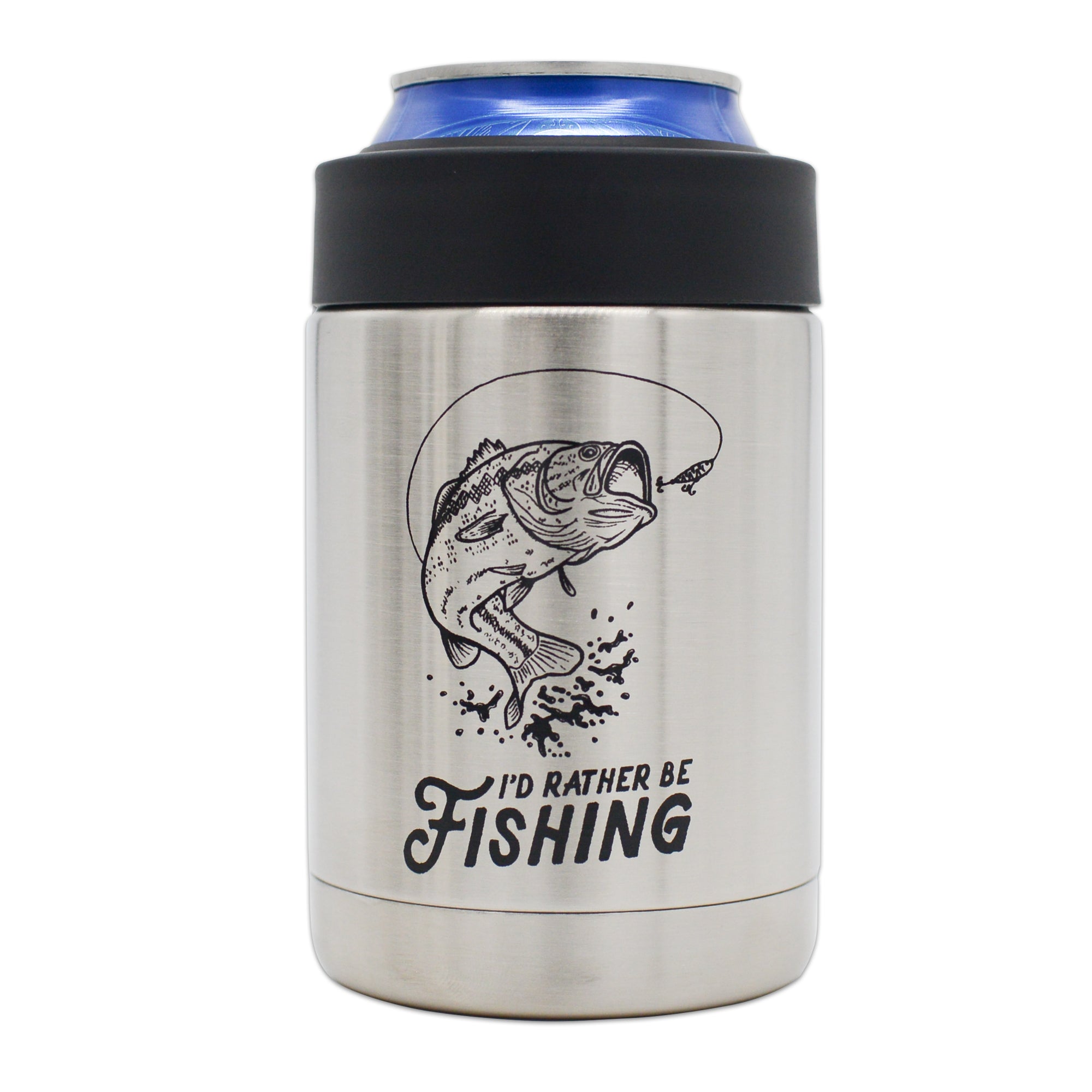  I'd Rather Be Fishing Insulated Stainless Steel Can