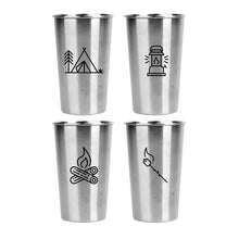 Load image into Gallery viewer, Camping Gift Set (Cups + Coasters)
