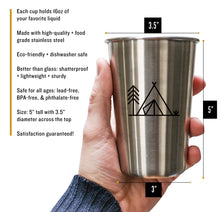 Load image into Gallery viewer, Camping Gift Set (Cups + Coasters)