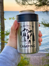 Load image into Gallery viewer, Rather Be Camping - 12oz Can Cooler
