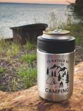 Load image into Gallery viewer, Rather Be Camping - 12oz Can Cooler
