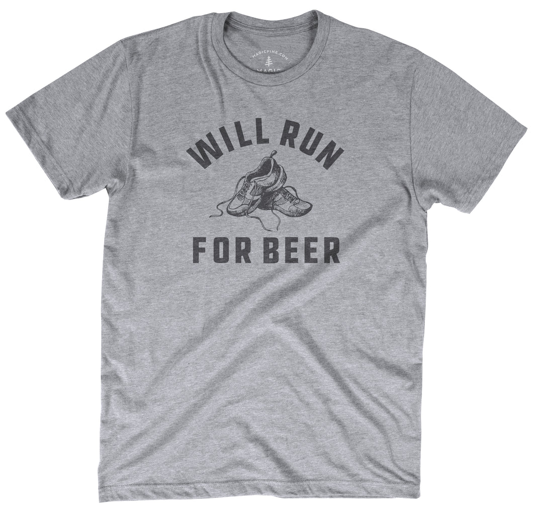 Will Run For Beer - Unisex Tee