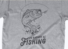 Load image into Gallery viewer, *NEW* I&#39;d Rather Be Fishing - Unisex Tee
