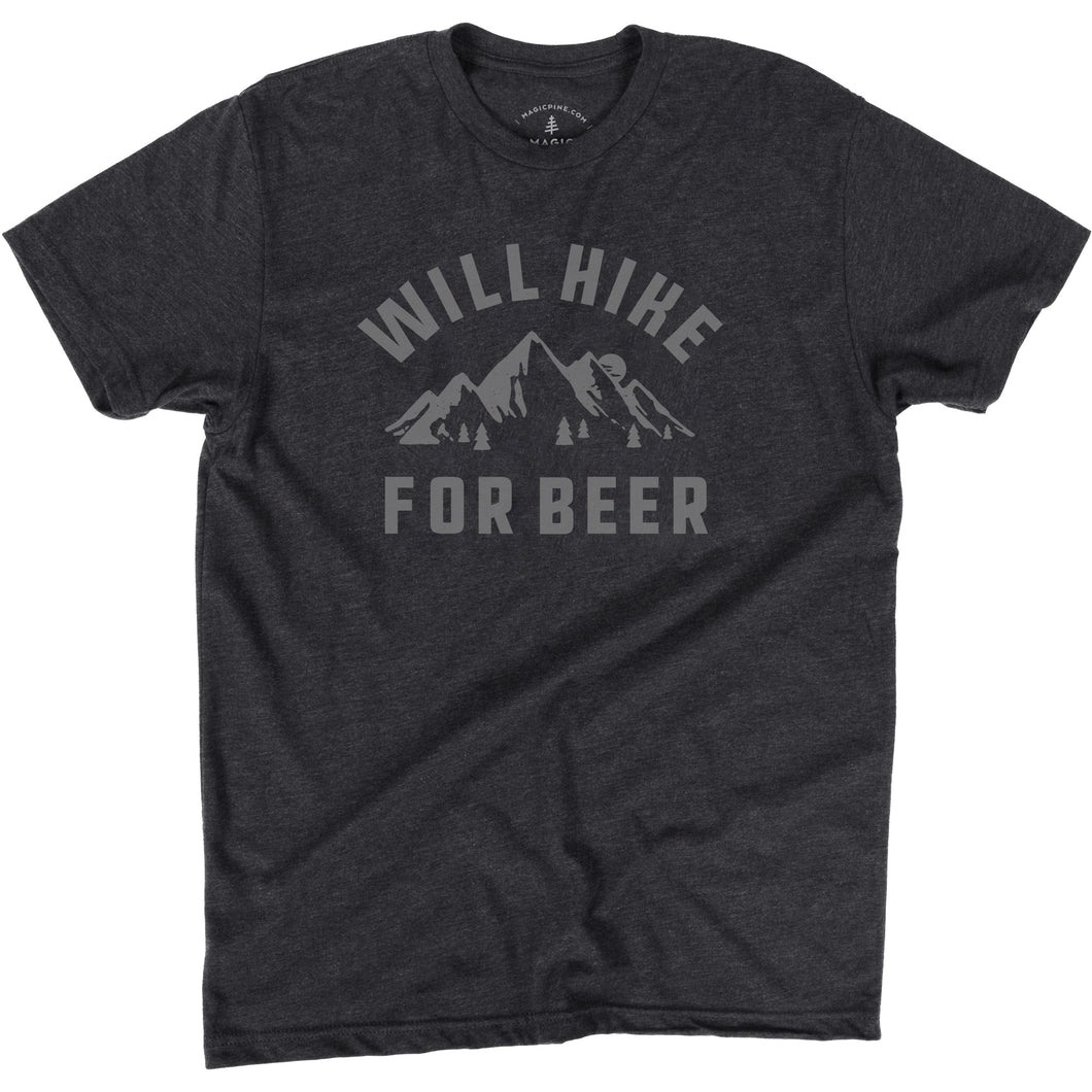 Will Hike For Beer - Unisex Tee