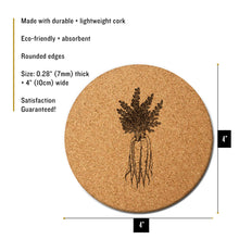 Load image into Gallery viewer, *NEW* Cork Coasters - Garden Vegetable Series (Set of 4)

