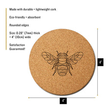 Load image into Gallery viewer, *NEW* Cork Coasters - Bug Series (Set of 4)
