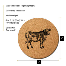 Load image into Gallery viewer, *NEW* Cork Coasters - Farm Animal Series (Set of 4)
